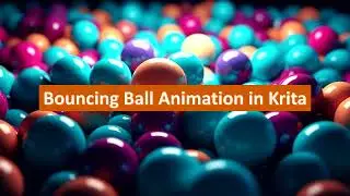 Perfect Bouncing Ball Animation in Krita! 🎨✨ Learn smooth motion in minutes!