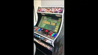 Golden Tee 2001 On A Custom 22' Bartop Multicade Arcade Demo Unit 4K. Retropie Video Game Guy