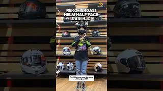 Rekomendasi helm half face dari HJC🎉🔥