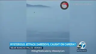 Video from pilot shows what appears to be jetpack man in Los Angeles