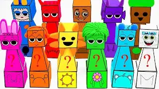 Paper DIY💖Cute Unboxing INCREDIBOX Blind Box, How to make Mr.Blind Bag ASMR #cute #좋아요 블라인드 백