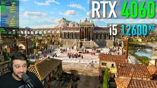 Anno 117: Pax Romana &mdash; тест производительности RTX 4060 и i5 12600KF