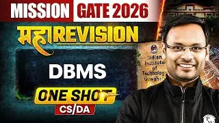 DBMS One Shot | Maha Revision | CS & DA | Target GATE 2026