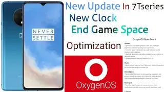OnePlus 7T New Update OxygenOS Beta With New Clock | Game Space features