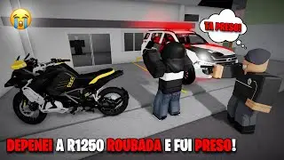 DEPENEI A R1250 ROUBADA E FUI PRESO NO RODOGRAU 2.0! 👮‍♂️😭 - Roblox RP