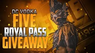 5 Royal Pass Giveaway on 600 subs | PUBG Mobile Live Stream | DC VODKA | Fun Stream UC Giveaway