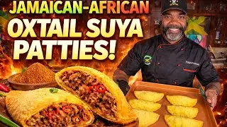 🔥 Jamaican&ndash;African Ember-Stewed Oxtail Suya Patties-Original Recipe!