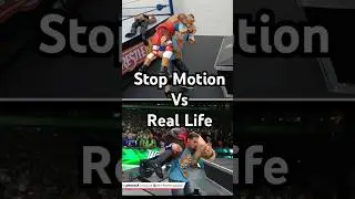 WWE Stop Motion vs Real Life! Wrestlemania 40