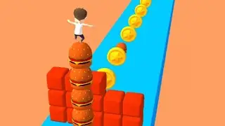 Cube Stacker Surfer 3D Gameplay - Run Free Cube Jumper Game