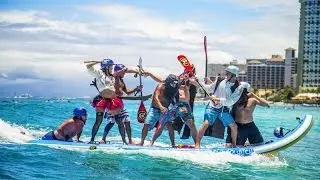Crafty Team Surfing Comes to Oahu - Red Bull Party Wave 2015