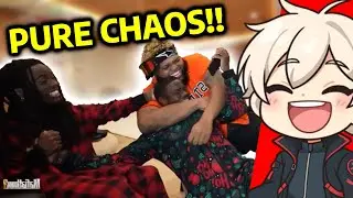 These 3 are PURE CHAOS! | TrueEarl Reacts to Kai Cenat, Kevin Hart & Druski Mafiathon 3