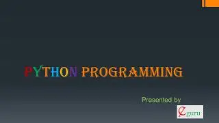 Python Programming | FUNDAMENTALS |  Malayalam | Part 1