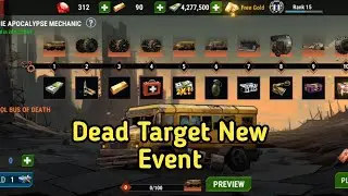 Zombie Apocalypse Machine Event : Dead Target Gameplay 2024 || #MasterGaming #deadtarget