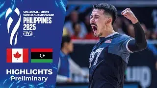 👉 🇨🇦 CANADA vs 🇱🇾 LIBYA | Highlights | Men&rsquo;s Volleyball World Championship 2025 🏐🔥 [4K]