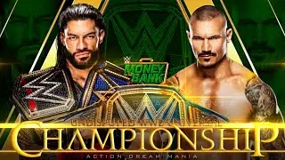 WWE Money In The Bank 2022 Roman Reigns Vs Randy Orton Custom Match Card #Shorts