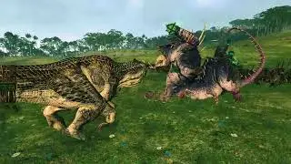 Skaven Hell Pit Abomination vs Feral Carnosaur | SurrealBeliefs