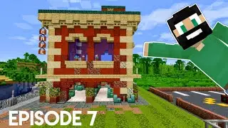 Building a Cafe in my Minecraft City! | Lucid SMP