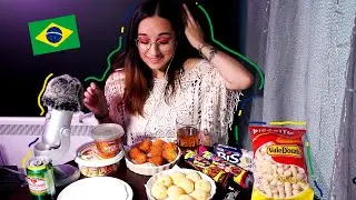 ASMR em Português | Provando Comidas do Brasil!! 🤤 🇧🇷