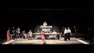 2014 JUSTE DEBOUT KOREA Locking Quater Final-3 (CRITICAL POINT vs F.S MINKOO&LOCKER HWA)
