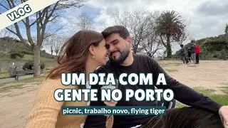 VLOG: Trabalho novo, presente de aniversário adiantado, picnic no Jardim do Morro