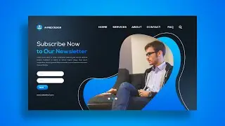How to Create a Professional Website Landing Page Design in Photoshop CC 2022