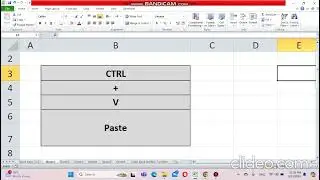 CTRL+V