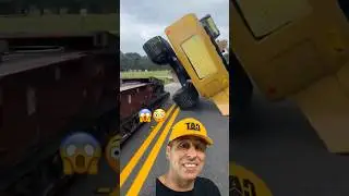 This Can Happen Before Work!  #tips #construction #fail #truck #ohno