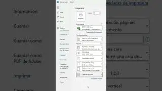 C&oacute;mo imprimir una hoja en 4 partes