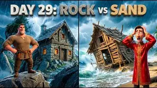 Rock vs  Sand! 🏗️ (Stories Jesus Told) | TV Devotional | Day 29