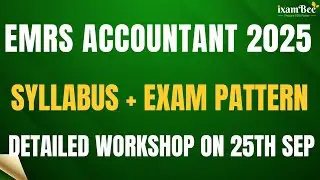 EMRS Accountant Recruitment 2025 &ndash; Syllabus, Exam Pattern & Important Dates