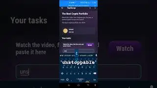 27 july code#Part :2(The Best Crypto Portfolio)#tapswap daily video code#Tapswap daily mission#short
