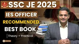 SSC JE 2025 Best Books | IES Officer recommendation #sscje