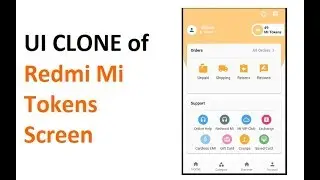 FLUTTER - Redmi Mi Tokens Screen [Part - 2]