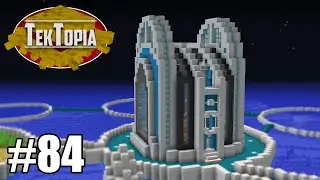 TekTopia #84 - Library/Observatory Build! (Minecraft Villager Mod)