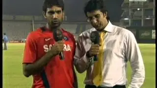 Munaf Patel & Vasim Akram had talk after India wining semi-final with Pakistan