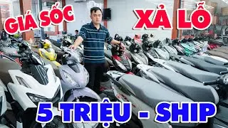 XẢ LỖ HONDA SH MODE SH 160 SH 125 MẪU 2026 VARIO 125 VISION AB SCOOPY SỐC 5 TRIỆU XE M&Aacute;Y GI&Aacute; RẺ