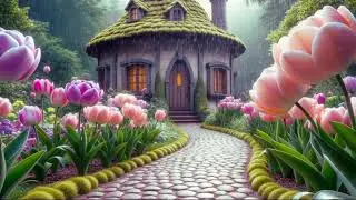 39 MINUTES | Enchanted Garden | Soft Rain For Meditation & Relaxation