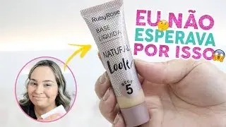 TESTEI A NOVA BASE DA RUBY ROSE NATURAL LOOK