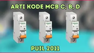 ARTI KODE MCB TYPE C, B, D MENURUT PUIL