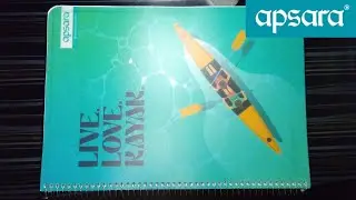 Apsara Spiral Notebook Review🎀🩷🎉✨️ #apsara #spiralnotebook