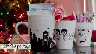 Quick Last Minute Christmas Gift Idea l $1 Gift for Friends/Family l Simple DIY Project Sharpie Mug