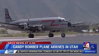 Candy Bomber Plane Arrives in Utah