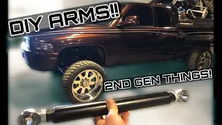 BUILDING 2ND GEN CUMMINS DOUBLE ADJUSTABLE CONTROL ARMS FOR UNDER $300!!!!