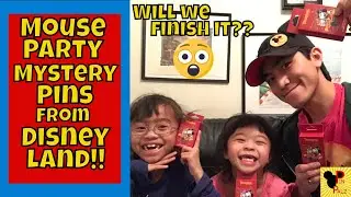 Disney Mystery Pin Unboxing! Mouse Party 2019 Disneyland set!!