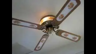 Scotty's Hardware Floral Hugger Ceiling Fan