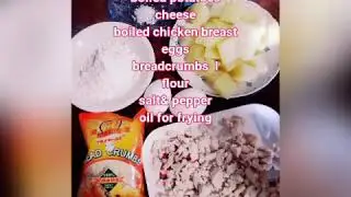 Chicken potato balls
