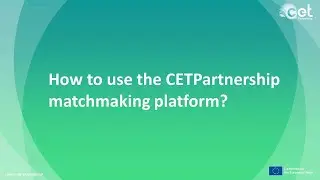 How to use the CETPartnership matchmaking platform? Tips from our partner Enterprise Europe Network!