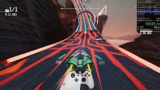 Redout - Non-DLC Boss Tracks Speedrun [No Lapskips] - 18'46