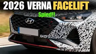 2026 Hyundai Verna Facelift Spied Near Chennai | Mild Refresh & New Features Revealed