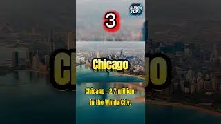 Top 5 biggest cities in the USA by population #top5  #youtubeshorts #shorts  #usa #uk